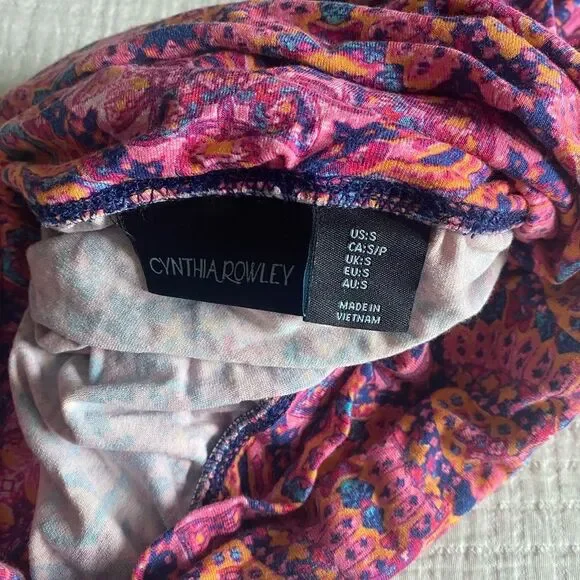 CYNTHIA ROWLEY Small Patterned Maxi Skirt - Picture 2 of 2